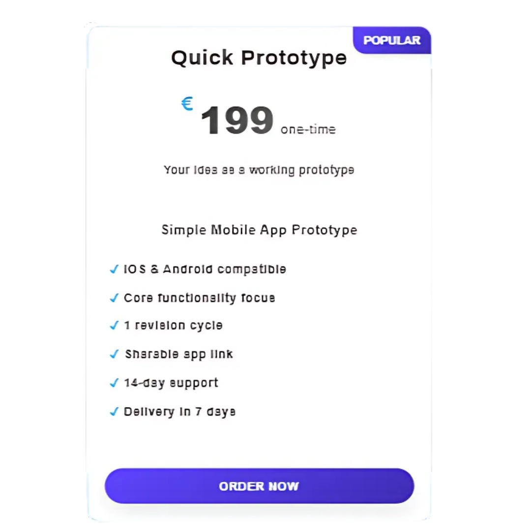Quick Prototype